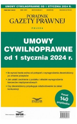 Umowy cywilnoprawne od 1 stycznia 2024 r. - Praca zbiorowa - Ebook - 978-83-8268-467-4