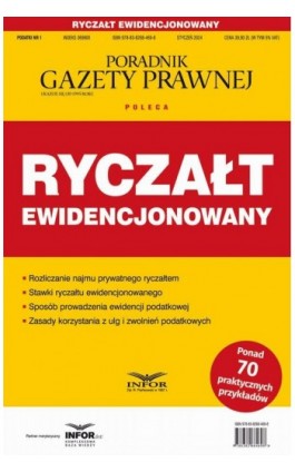 Ryczałt ewidencjonowany Podatki 1/2024 - Grzegorz Ziółkowski - Ebook - 978-83-8268-469-8