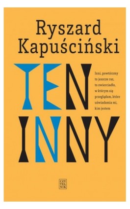 Ten inny - Ryszard Kapuściński - Ebook - 978-83-07-03618-2